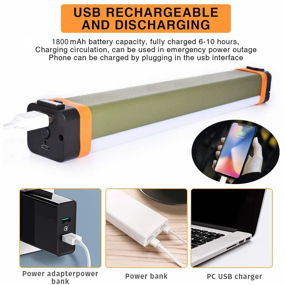 C2 22cm Rechargeable Magnetic Work Light 3.5W LED Camping Light USB Rechargeable Phone Charger C2 22cm Rechargeable Magnetic Work Light 3.5W LED Camping Light USB Rechargeable Phone Charger
